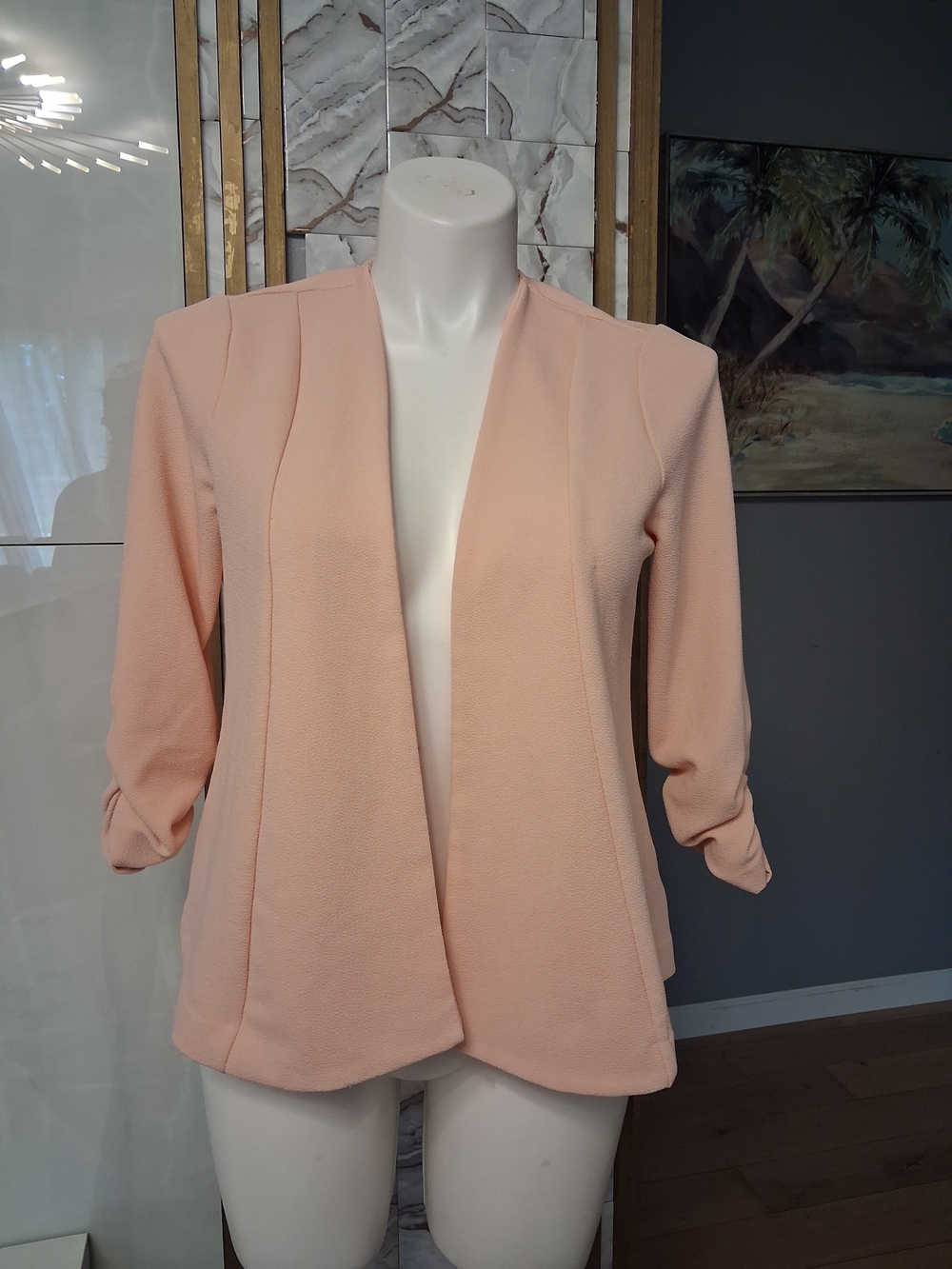 torrid Peach Open-Front Blazer Jacket